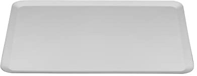 Mali's 43033 - Placa para repostería lisa de aluminio con bordes gris 40 x 30 cm, grosor 1,5 mm
