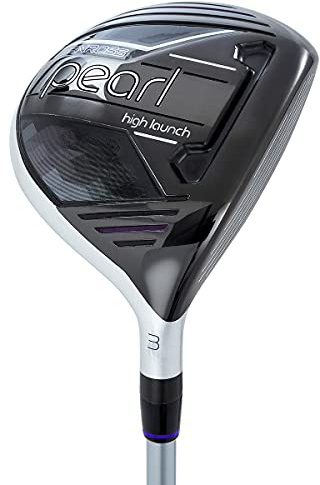 BENROSS - Pearl - Ladies Lightweight Stainless Steel Fujikura Fairway Wood - Womens Golf Club - Silver- Right Hand - 18 Degree