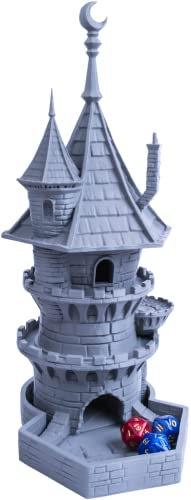 3D Vikings Zauberer Würfelturm, Perfekter Würfelturm für Dungeons and Dragons, Tabletop RPG, Miniaturspiele und Brettspiele
