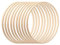 Ringe 10 Stück 20cm Traumfänger Ringe Bambus Blumenkranz Makramee Ringe Floral Hoop Set Makramee Craft Hoop Für Dreamcatcher, Hochzeit Decor Handwerk - 20cm