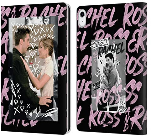 Head Case Designs Offizielle Friends TV Show Ross Und Rachel Doodle Kunst Leder Brieftaschen Handyhülle Hülle Huelle kompatibel mit Apple iPad 10.9 (2022)