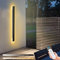 ZTWLEED LED Wandleuchte Aussen Dimmbare,20W Wandlampe mit Fernbedienung,IP65 Wasserdicht Außenwandleuchten,Lange Villa Wandleuchte Schwarz für Gärten Villa Korridor Terrassenbeleuchtung,100CM