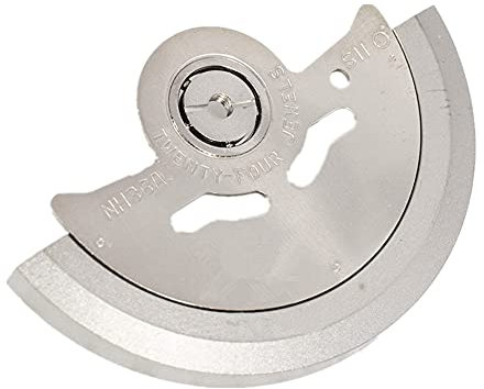 1 x Metall-Uhren-Automatik-Hammer-Rotor-Pendel-Ersatz-Zubehör für Seiko (NH35 NH36 Uhrwerk), Fit For NH36A
