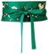 misppro OBI-Gürtel für Damen, Vintage-Stil, Geisha-Schärpe, bestickt, Blumenbund, Grün , 235cm