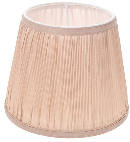VILLCASE Plissierter Lampenschirm Aus Stoff Wand Lampenschirm Tischlampenschirm Lampenschirm Plissiert Tischlampenabdeckung Lampenschirm Für Haushalt Metall E27 Lampe Abdecken Mittel