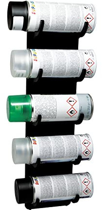 anygoods Sprühdosenregal Sprühdosenhalter Sprühdosen Halterung Wand Regal Spraydosen Organizer Aufbewahrung 5er Version