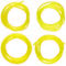 4 Sizes Fuel Pipe,Universal Strimmer PartsFuel Line Hose Tube for Poulan Craftman Chainsaws Lawn Mower String Trimmer Blowers Common Weedeater 2 Cycle Small Engines-Yellow