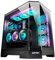 ABYSM Gaming Caja PC Gamer Danube SAVA H600 Black E-ATX con 3 Paneles de Cristal Templado, 4 Ventiladores ARGB de 120 mm, Controladora, Soporte para GPU y Cable Riser PCIe 4.0 16x
