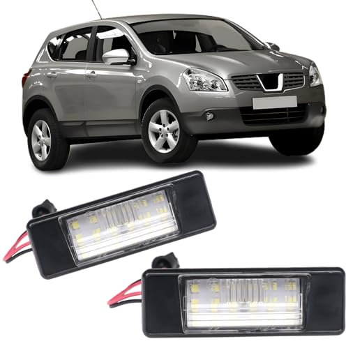REINKO LED Kennzeichenbeleuchtung passt für Nissan Qashqai J10 J11 NV200 NP300