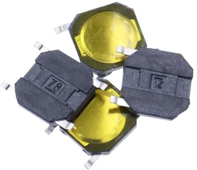 100PCS 4X4X0.8MM Tact Switch SMD Tactile Membrane Switch PUSH Button SPST-NO 4 * 4 * 0.8 Waterproof Microwave Oven Switch(Bagged)