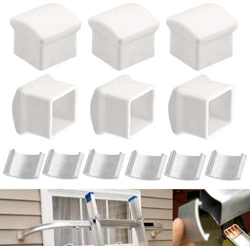 AMTHKNO AC36-2 Ladder Rubber End Caps Fit for Werner Extension Ladder Accessories for Ladder Standoff/Stabilizer AC78 & AC76