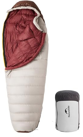 Naturehike Snowbird RDS Entendaunen Mumienschlafsack,Outdoor Professional Camping Schlafsack,Unisex – Erwachsene Daunenschlafsack