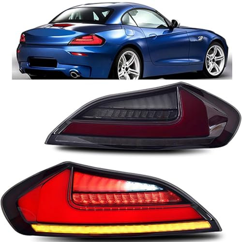 LGDONGFC Auto Rückleuchten für BMW Z4 E89 2009 2010 2011 2012 2013 2014 2015 2016, Auto Rücklicht Montage Links Rechts Rückleuchte Bremslicht Blinker Ersetzen Zubehör,Black