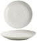 Huangj-0527 Servizio Tavola 1 pezzo piatto in osso piatto for uso domestico piatto da bistecca occidentale piatto piano stoviglie colorate sotto smalto Dessert(14 inch)