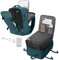 Sac a Dos de Voyage Cabine Avion Sous Vide avec Pompe – Sac de Compression avec Airbag, Port USB, Bagage à Main Imperméable -Bleu Paon