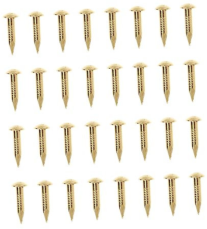 MAGICLULU 285 Pièces Clou à Tête Ronde Cuivre Pour Charnière De Meuble Clou De Fixation Accessoire De Meuble