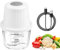 Carehabi Mini hachoir électrique, 400 ml, hachoir à légumes, recharge USB, hachoir portable pour viande, oignons, ail