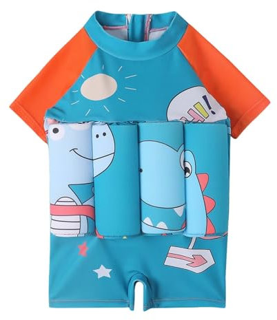 Générique Maillot De Bain Bouée Intégré Bebe Fille Maillots Flotteur Piscine Flottant Bébé Bouee 2-5 Ans Enfant Combinaison Garcon Gilets Flottaison Garçon