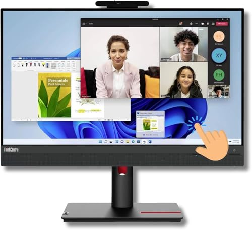 Lenovo All in one 24 Touch screen i5 10500T fino a 3.80Ghz - 16 GB RAM - 1000GB SSD -Windows 11 pro - Office e Business pc usb-c Garanzia 36 Mesi