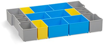 Sortimentskasten transparent mit Klappgriff | Sortimo L-BOXX 102 Insetboxenset BC3 | Erstklassige Sortierboxen für Kleinteile