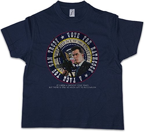 Urban Backwoods Vote for Rathcock Machete Jungen Kinder Kids T-Shirt Blau Größe 4 Jahre