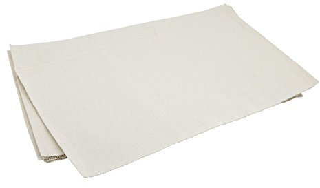 Nicola Spring Rippenbaumwolltaschen - 48 X 33cm - Natürlich - Pack Von 6
