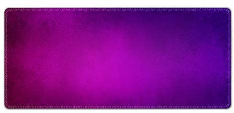 Silent Monsters Mauspad XXL 900 x 400 mm großes Mousepad lila - Vernähter Rand, rutschfest & leise, für Gaming Büro Office Homeoffice - Tastatur - 90 x 40 cm groß Mouse Pad Mat - alle Maus Arten