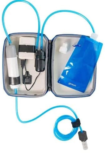 Solar water purifier + pump