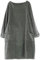 FTCayanz Vestito Donna Manica Lunga Abito Elegante Cotone Tunica Taglie Forti Abiti Velluto con Tasca Army Green XL