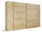 Rauch Möbel Kronach Artisan Armoire combinée à 4 Portes en chêne avec 2 tringles et 10 étagères 311 x 210 x 60 cm