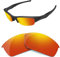 HiCycle2 Verspiegelte polarisierte Ersatzgläser für Oakley Flak Jacket Sonnenbrille, mehrere Optionen, rot, 55mm