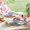 Coopers of Stortford Stylish 2 Person Shatterproof Outdoor Dining Set Al Fresco Garden Patio Outside Camping Summer Picnic Melamine Plates Bowls Easy-Clean BBQ Barbecue