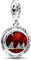 NUNUYAYA Perles Charms Argent Sterling 925 Breloque Pendentif,Clear Sparkling Sport cycling Bead Compatible pour Femmes Filles Européen Bracelets Colliers