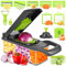Lociban Gemüseschneider, Mandoline Gemüsehobel, 16 In 1 Mehrzweck Gemüse Schneider, Vegetable Chopper, Kartoffelschneider, Zwiebelschneider, Obstschneider