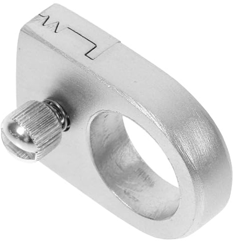 LOORGVEL Edelstahl Fingerring ohne Gummiband für Schleuder Zwille | Rahmenloses Design, Ersatzteil für Finger Schleuder, Kompakte Außenanwendung, Sicher Nutzbar
