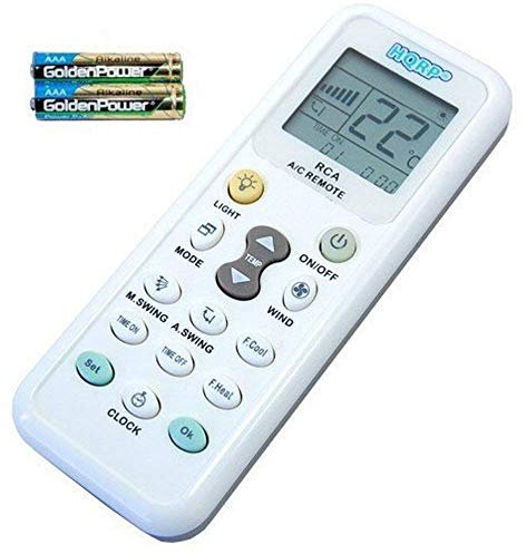 HQRP Klimaanlage fernbedienung Universal kompatibel mit Whirlpool DeLonghi Daikin Samsung Sanyo Haier Hisens Toshiba Amcor Und andere Klimaanlagen