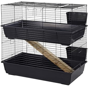 Little Friends Kaninchenkäfig, mit 2 Etagen, 102 cm