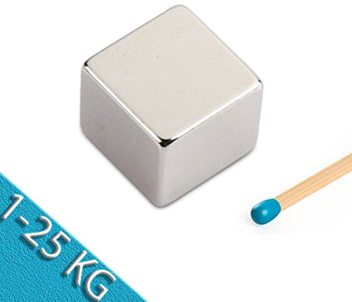 Smagnon AUSWAHLANGEBOT Neodym Magnete Würfel SUPERMAGNETE 1,0-25KG Haftkraft Original (50 Stück, 3mm - 400g)