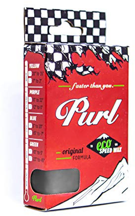 PURL - GRAPHITE, Black 68g Bar - Anti-Static Ski and Snowboard Wax - For Dry Winter Snow and Spring Slush Snow - Non Toxic - No Fluoros