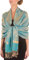 Sakkas 70 x 28 Paisley selbst Design-Schal/Wrap/Stola - TürkisGold