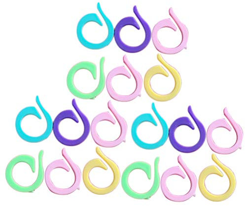 Supvox 120 stücke Knitting Stitch Counter-Split Stitch Marker Ringe Bunt häkeln Stitch Marker Clip (Farbe sortiert)
