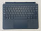 Microsoft Surface Go Signature Type Cover Alcantara für Surface Go, Surface Go 2 -Tastaturbelegung: QWERTY -PAN-Nordic (Kobalt Blau)