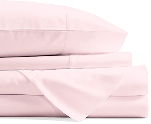 Mayfair Linen Bettwäsche-Set für Doppelbett, 100% ägyptische Baumwolle, Fadenzahl 600, Satin-Gewebe für ein weiches und seidiges Gefühl, geeignet für Matratzen bis zu 45,7 cm Tiefe