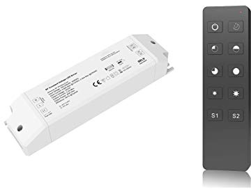 LEDUX 40W Funk-Netzteil 12V Trafo, Dimmbar, Funk-Steuerung, Dimmable Wireless Driver (Netzteil + S-Fernbedienung)