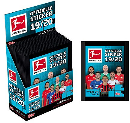 Bundesliga Sticker 2019/20 1 x Display 36 Tüten
