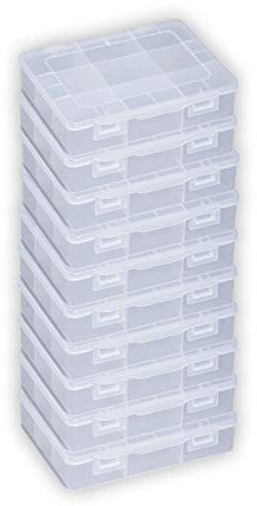Erhard-Trading 10x EuroPlus Basic 18/9 457190 Sortimentskasten Kiste Kleinteile-Box Kasten Allit