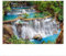 (50x40cm /19x15 Zoll) DIY Square Diamond Painting Full Drill Kit Kreuzstich Diamant Gemälde Malen nach Zahlen Kristall Strass Stickerei Puzzle Bild Crystal Art Wasserfall Kunsthandwerk Erwachsene