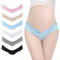 LAOLUO Culotte Maternité en Coton Femmes Taille Basse Doux Respirant Enceintes sous-vêtements de Grossesse Confortable Slip Pas Cher Confortable Lingerie en V Mode Chic Pyjama Lot de 3/6