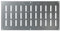 400x200mm Regolabile Griglia di Ventilazione in Metallo Zincato - Griglie D'Aerazione con Lamelle Richiudibili