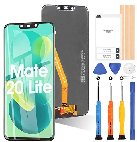 ARSSLY Pantalla para Huawei Mate 20 Lite LCD Pantalla Táctil Asamblea Reemplazo de Cristal Digitalizador con Herramientas (Negro)